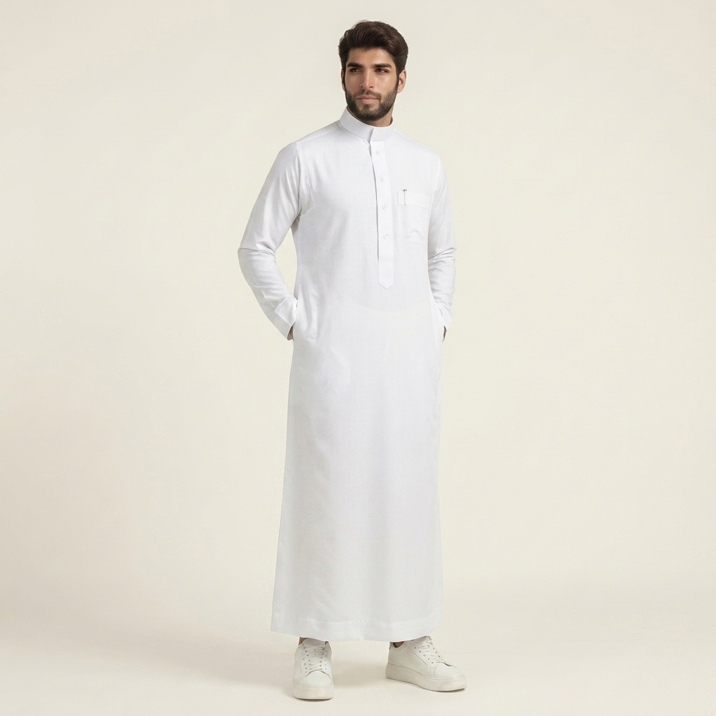 Executive White Mens Arabic Thobes