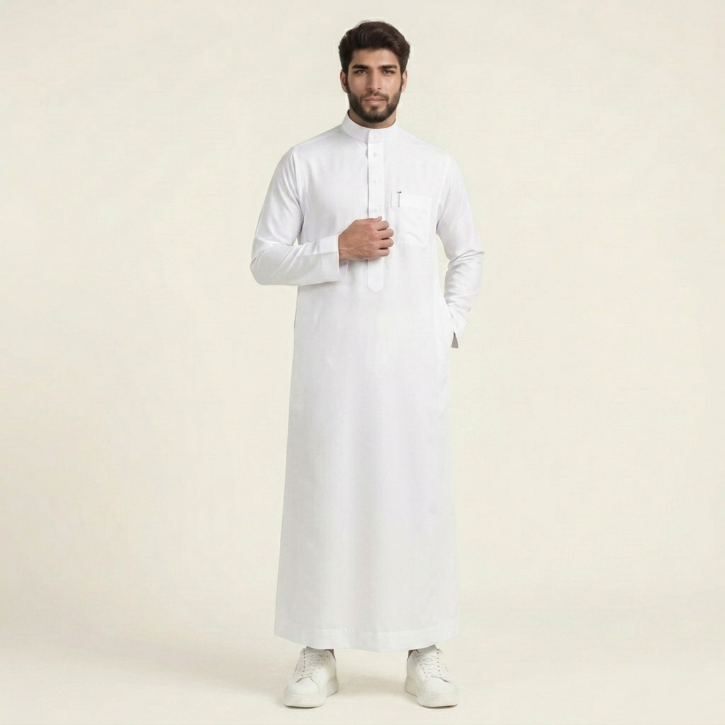 Executive White Mens Arabic Thobes