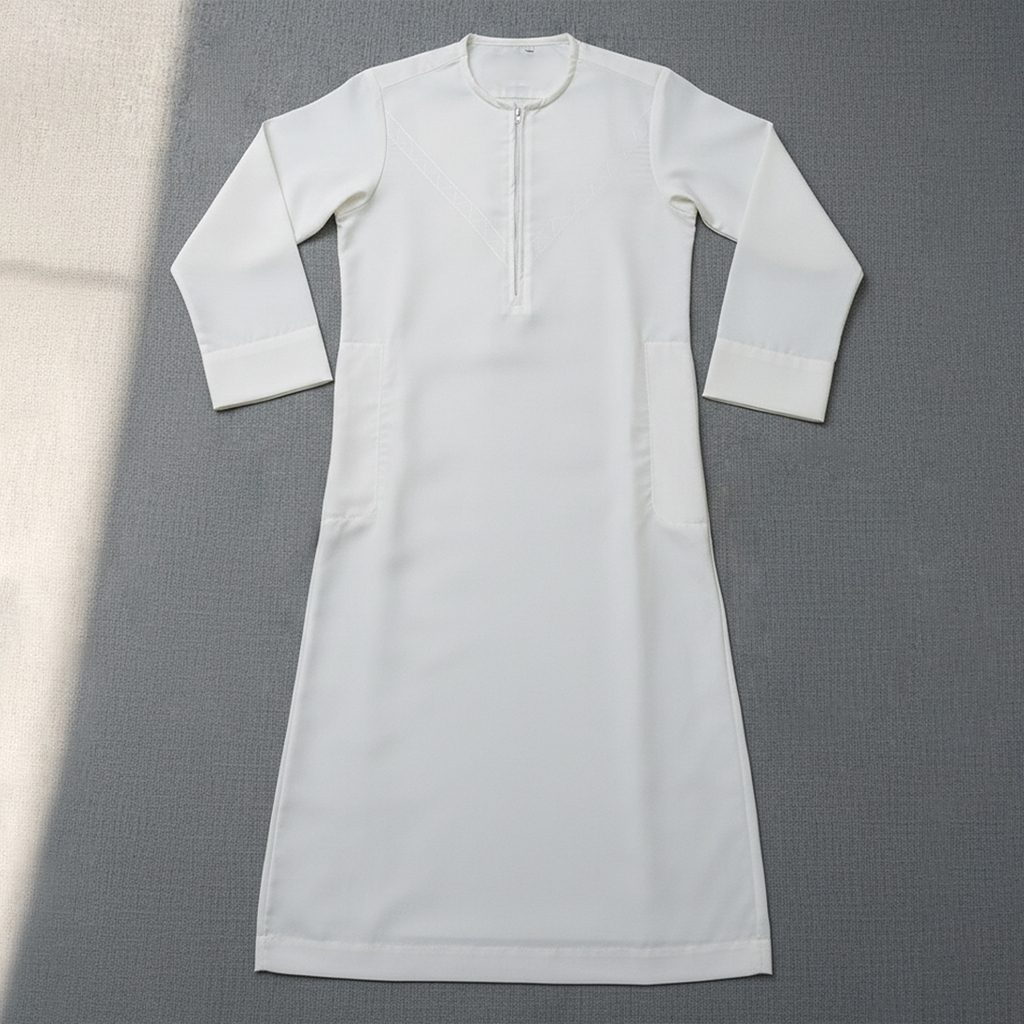 Off-White Designer Omani kids Jubba Thobe