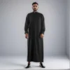 Black Cotton Arabian Thobe For Men USA