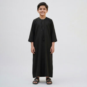 Black-Omani-Jubba-Thobe-for-Boys.jpg Black Omani Jubba Thobe for Boys
