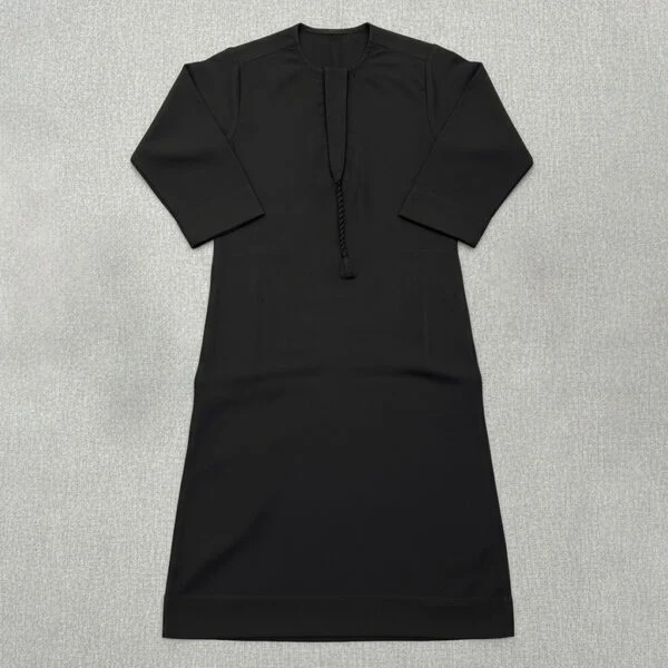 Black Omani Jubba Thobe for Boys