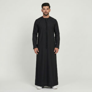 Classic-Black-Mens-Emirati-Thobes.jpg Classic Black Men's Emirati Thobe