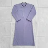 Classic Grey Designer Jubba Thobe for Boys