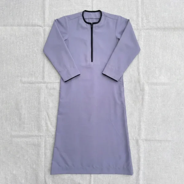 Classic Grey Designer Jubba Thobe for Boys