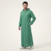 Classic Light Green Mens Hooded Thobe USA Classic Light Green Mens Hooded Thobe USA