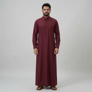 Classic Point Collar Mens Maroon Thobes USA