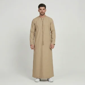 Classic Sand Beige Mens Emirati Thobe USA