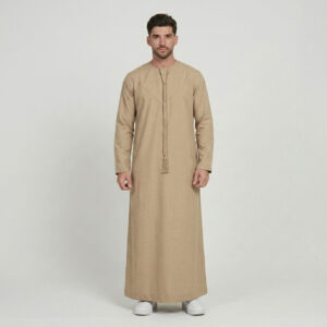 Classic-Sand-Beige-Mens-Emirati-Thobes.jpg Classic Sand Beige Men's Emirati Thobe