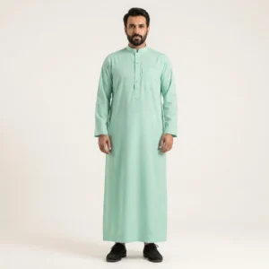 Classic Saudi Mint Green Mens Thobes USA