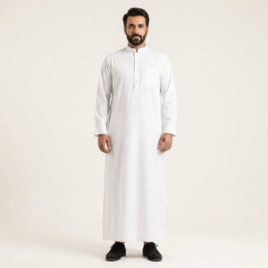 Classic-White-Thobe-for-Men.jpg Classic White Thobe for Men