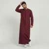 Deep Maroon Men's Emirati Thobe