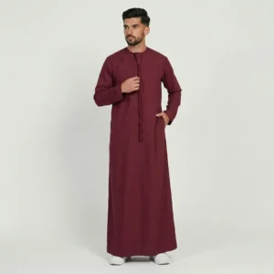 Deep Maroon Mens Emirati Thobes USA