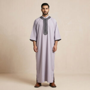 Dusty-Lavender-Embroidered-Moroccan-Thobes-for-Men.jpg Dusty Lavender Embroidered Moroccan Thobe for Men