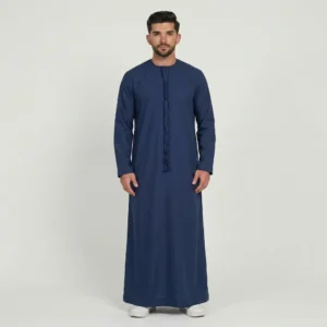Executive Navy Blue Mens Emirati Thobes USA
