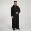 Executive Onyx Black Mens Hooded Thobe USA
