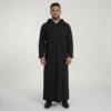 Executive Onyx Black Mens Hooded Thobes USA