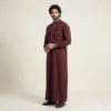 Gold Contrast Mens Maroon Thobes USA