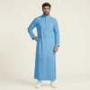 Ice Blue Mens Arabic Thobe USA Ice Blue Mens Arabic Thobe USA