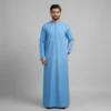 Ice Blue Minimalist Men’s Thobes USA