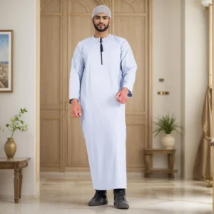 Light Blue Men’s Designer Thobes USA