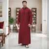 Men’s Cotton Maroon Hooded Thobes USA Men’s Cotton Maroon Hooded Thobes USA