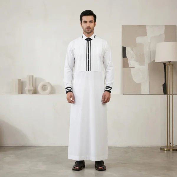 Men’s Designer White Thobe USA