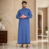 Men’s Dusky Blue Cotton Thobes USA