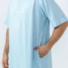 Men’s Half Sleeves Light Blue Thobe