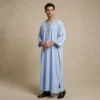 Mens Ice Blue Moroccan Thobe USA Mens Ice Blue Moroccan Thobe USA
