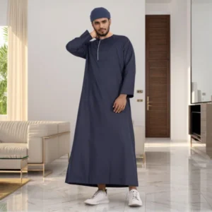 Men’s Omani Style Blue Thobes USA Men’s Omani Style Blue Thobes USA