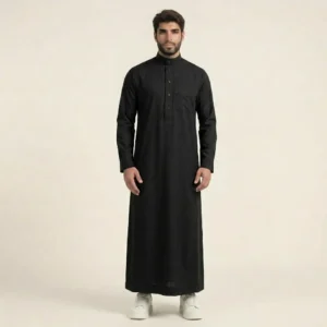 Midnight Black Mens Arabic Thobes USA Midnight Black Mens Arabic Thobes USA