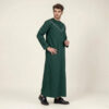 Modern Emirati Emerald Green Men's Thobe