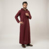 Modern-Hooded-Mens-Maroon-Thobes.jpg Modern Hooded Men's Maroon Thobe