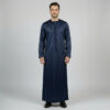 Navy-Blue-Emirati-Style-Mens-Silk-Thobes.jpg Navy Blue Emirati Style Men's Silk Thobe
