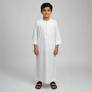 Off White Designer Omani kids Jubba Thobes USA