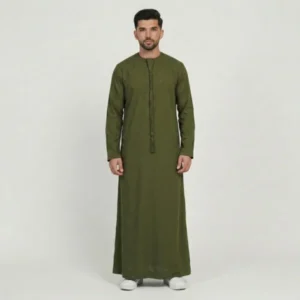 Olive Green Mens Emirati Thobes USA