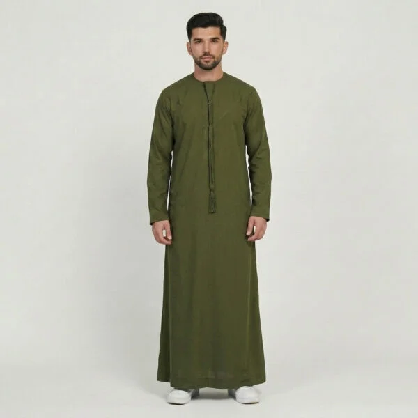 Olive Green Mens Emirati Thobes USA Olive Green Mens Emirati Thobes USA