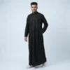 Plain Black Arab Thobe For Men USA