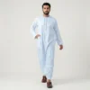Plain White Embroidered Men’s Thobes USA