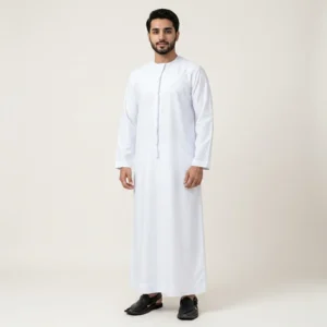 Plain White Men’s Emirati Thobes USA