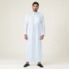 Plain White Zipper Thobes USA Plain White Zipper Thobes USA
