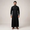 Premium Black Mens Designer Thobe USA