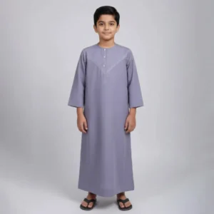 Premium Davy Grey Jubba Thobes for Boys USA Premium Davy Grey Jubba Thobes for Boys USA