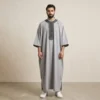 Premium Light Grey Mens Moroccan Thobes USA Premium Light Grey Mens Moroccan Thobes USA