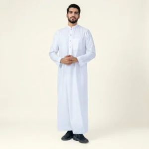 Premium Mens white saudi thobes USA