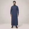 Premium Steel Blue Mens Designer Thobes USA Premium Steel Blue Mens Designer Thobes USA