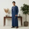 Royal Blue Rich Omani Style Thobe for Men USA