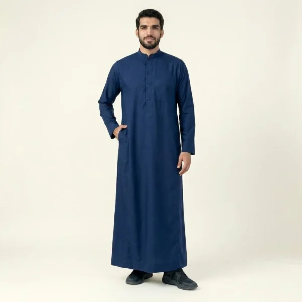 Saudi navy blue men thobes wholesale USA