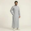 Silver Grey Mens Arabic Thobe USA Silver Grey Mens Arabic Thobe USA